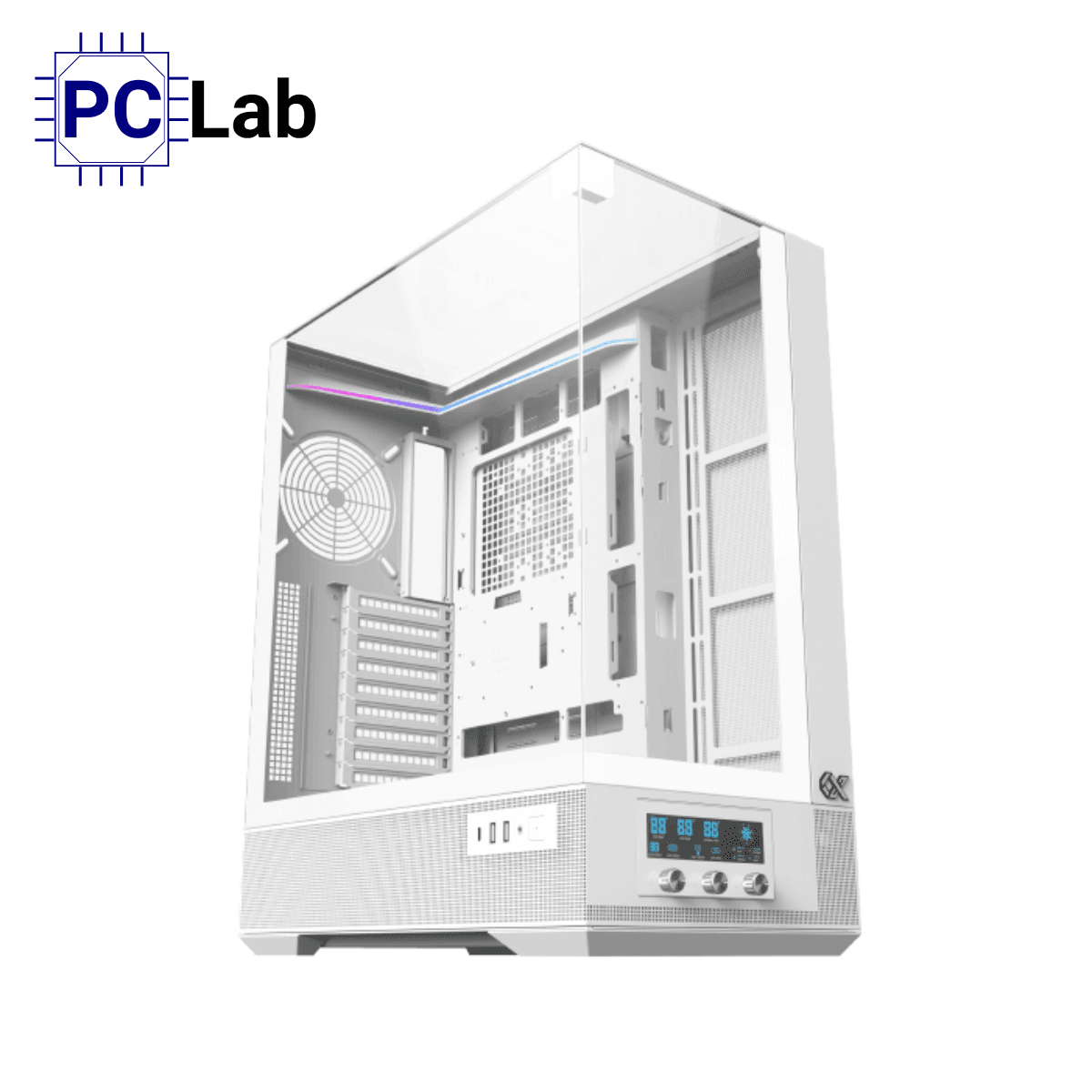 Vỏ case PC máy tính Xigmatek Vision Pro Arctic (E-ATX, Full Tower, Trắng)