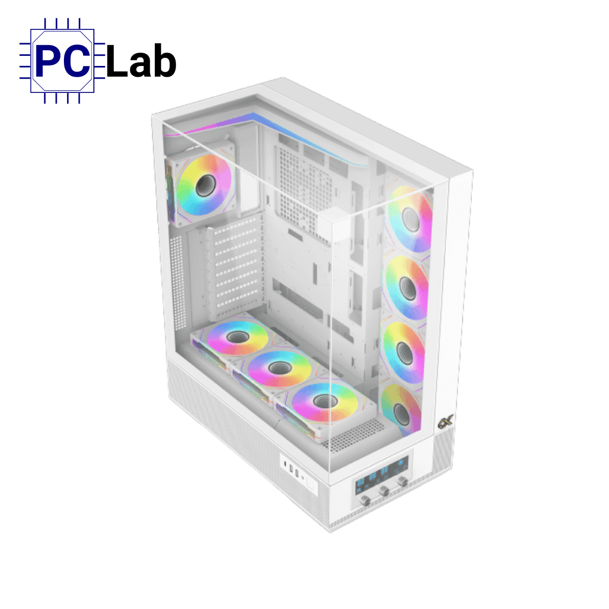Vỏ case PC máy tính Xigmatek Vision Pro Arctic (E-ATX, Full Tower, Trắng)