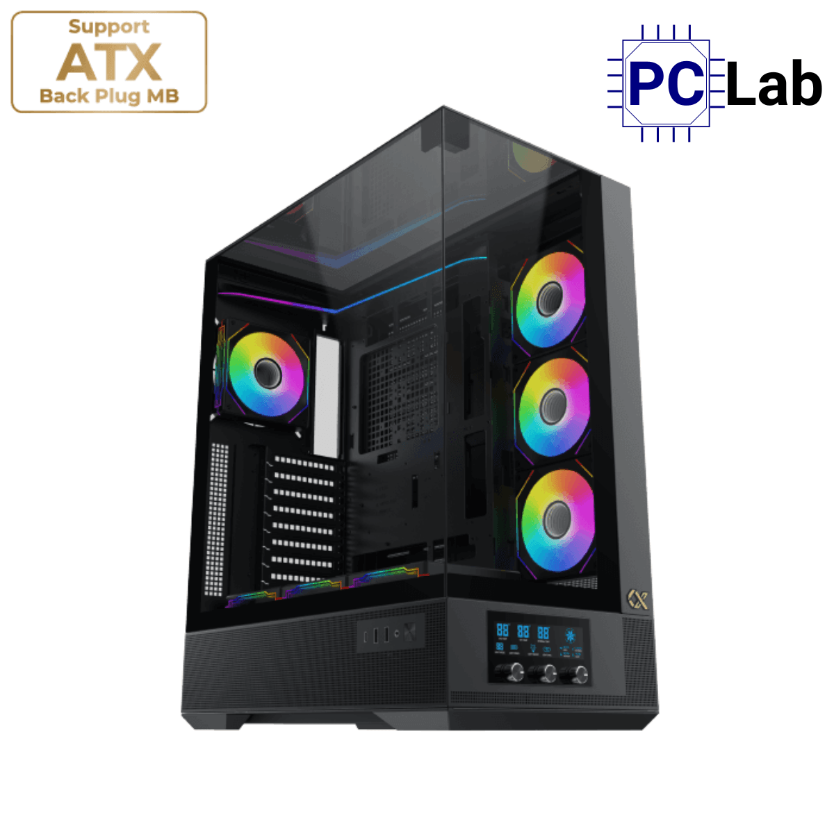 Vỏ case PC máy tính Xigmatek Vision Pro (E-ATX, Full Tower, Đen)