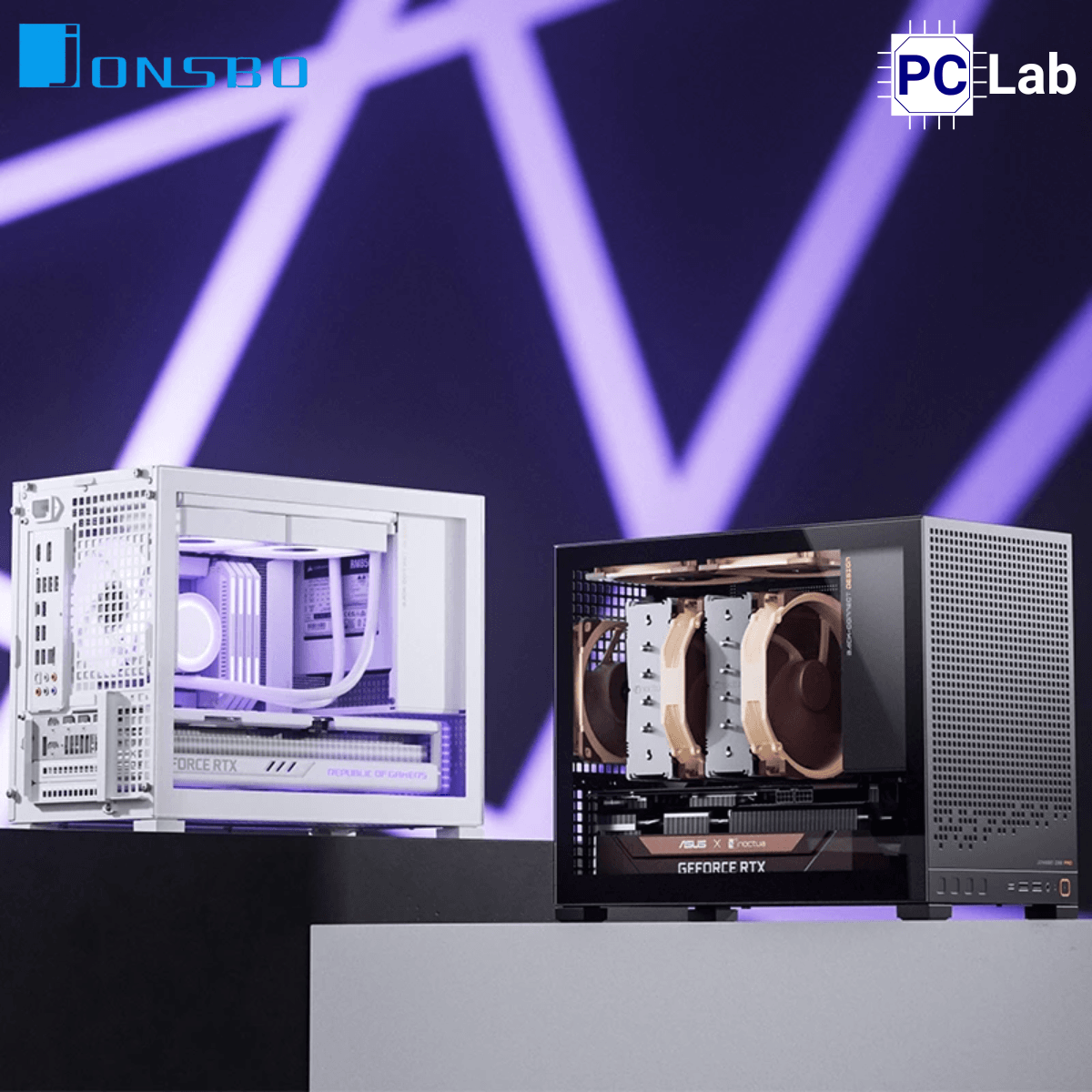 Vỏ case PC máy tính Jonsbo D32 PRO White (M-ATX, Mid Tower, Trắng)