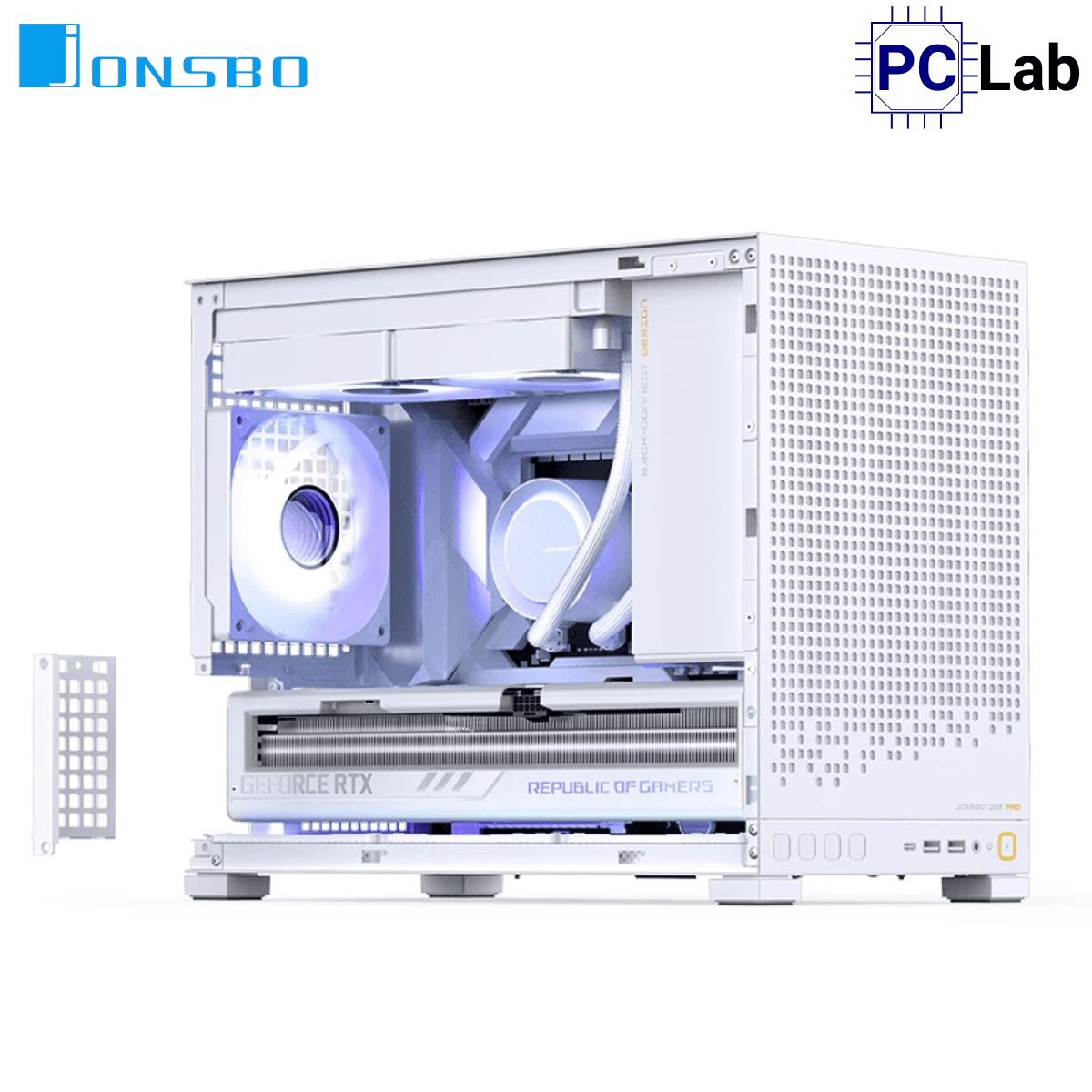 Vỏ case PC máy tính Jonsbo D32 PRO White (M-ATX, Mid Tower, Trắng)