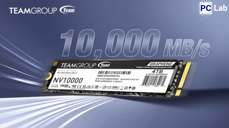 Team Group ra mắt SSD Team Group NV10000 M.2 PCIe 5.0