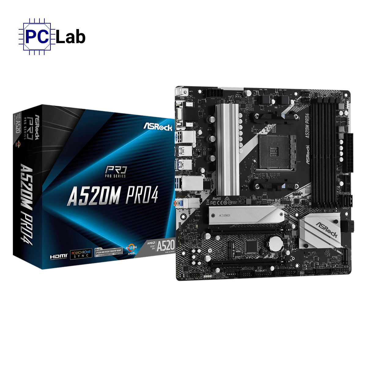 Mainboard ASRock A520M Pro4 DDR4