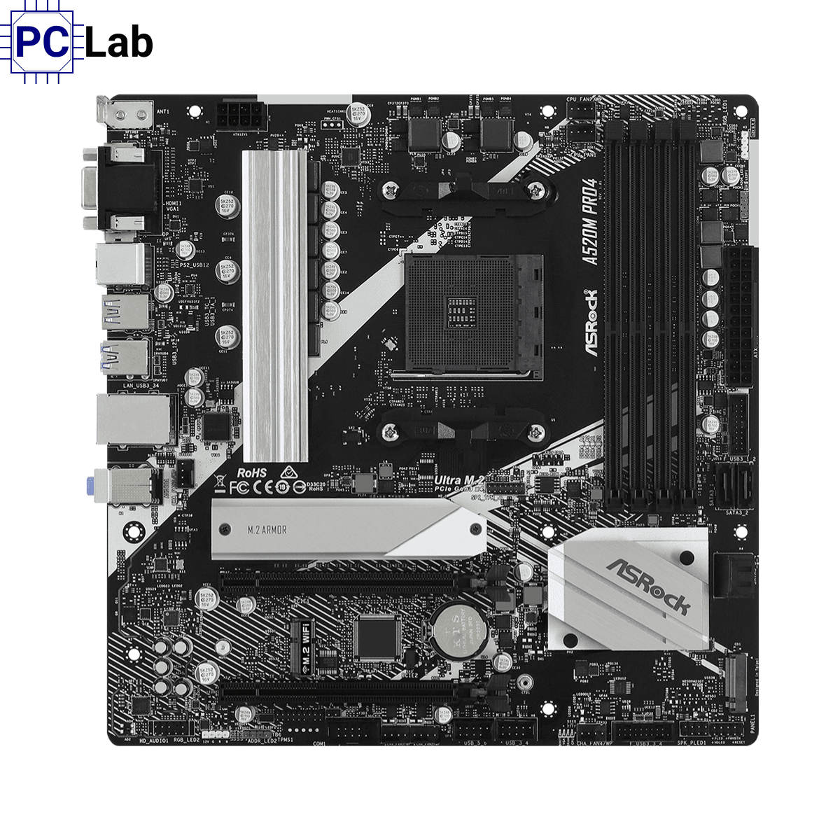 Mainboard ASRock A520M Pro4 DDR4