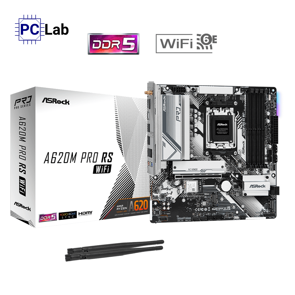 Mainboard ASRock A620M Pro RS WiFi DDR5