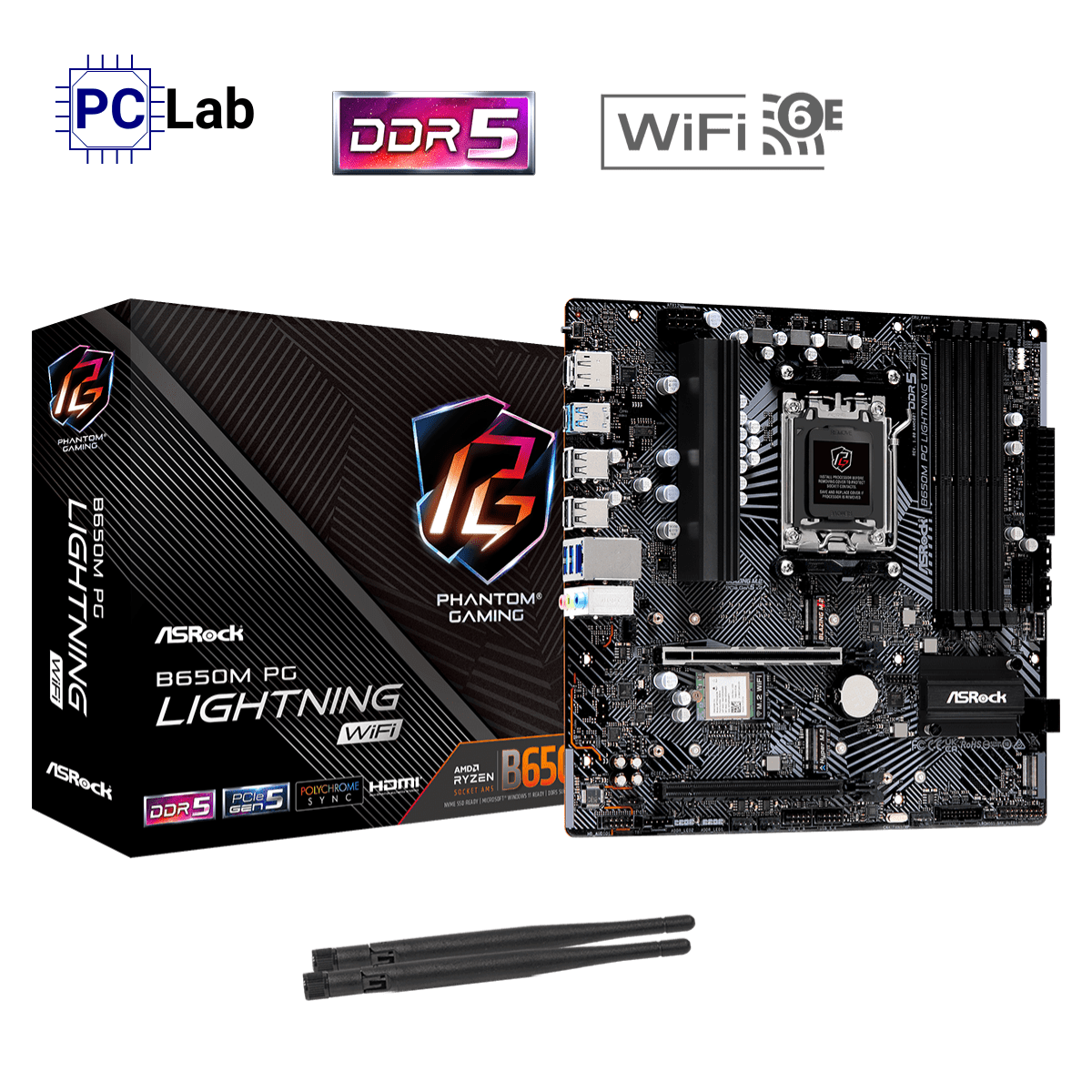 Mainboard ASRock B650M PG Lightning WiFi DDR5