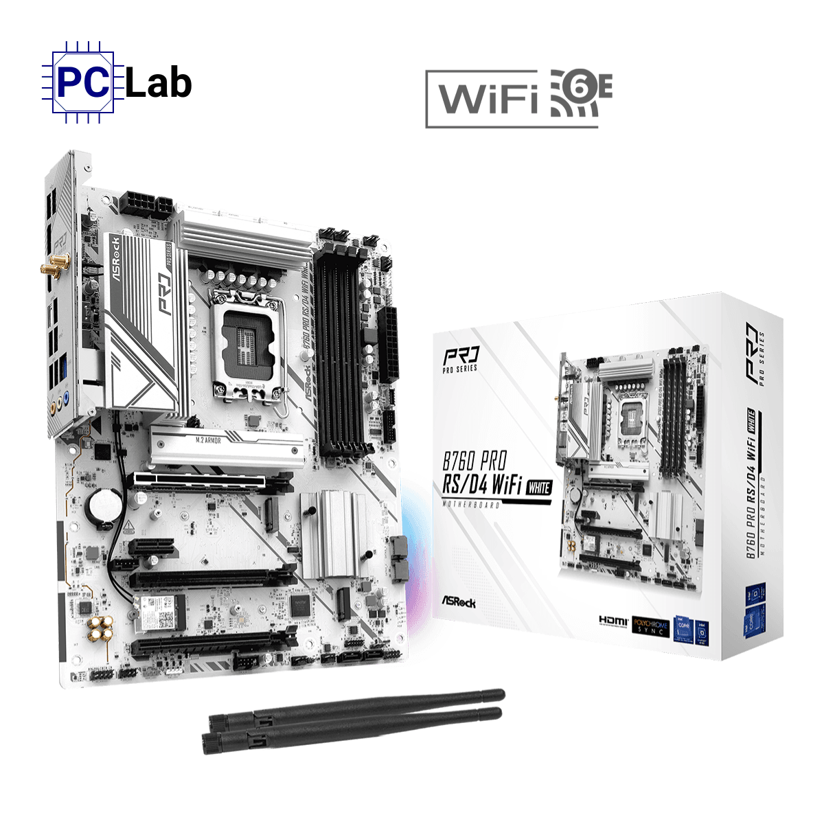 Mainboard ASRock B760 Pro RS/D4 WiFi White DDR4