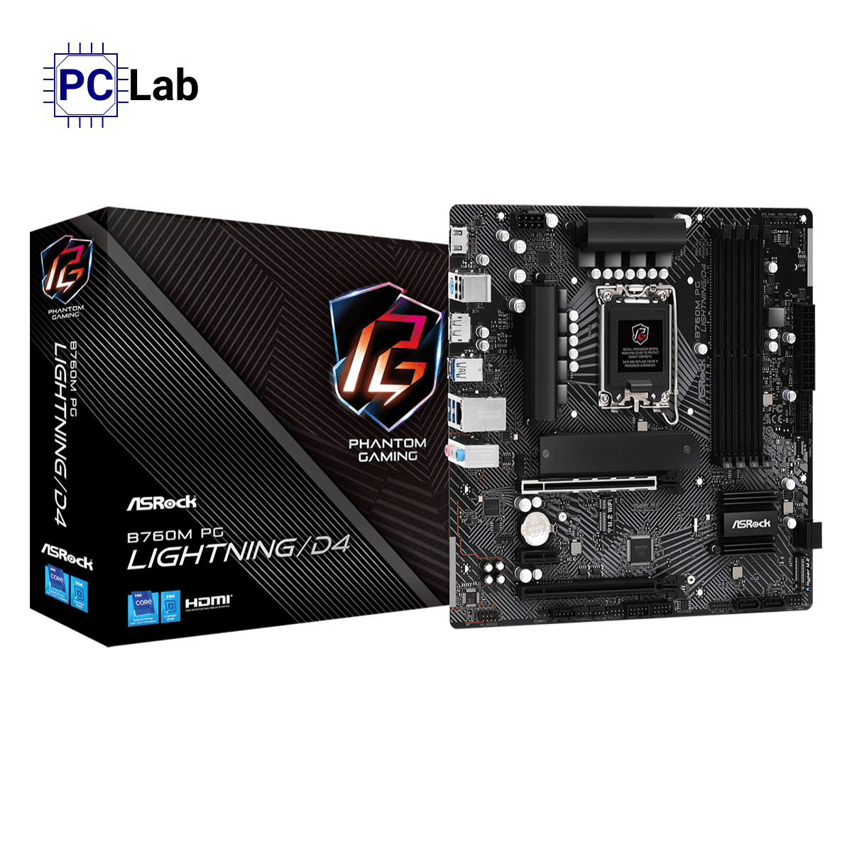 Mainboard ASRock B760M PG Lightning/D4 DDR4