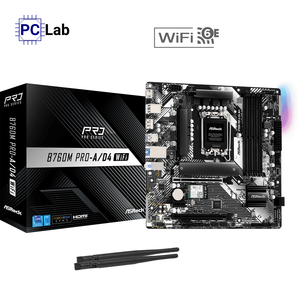 Mainboard ASRock B760M Pro-A/D4 WiFi DDR4