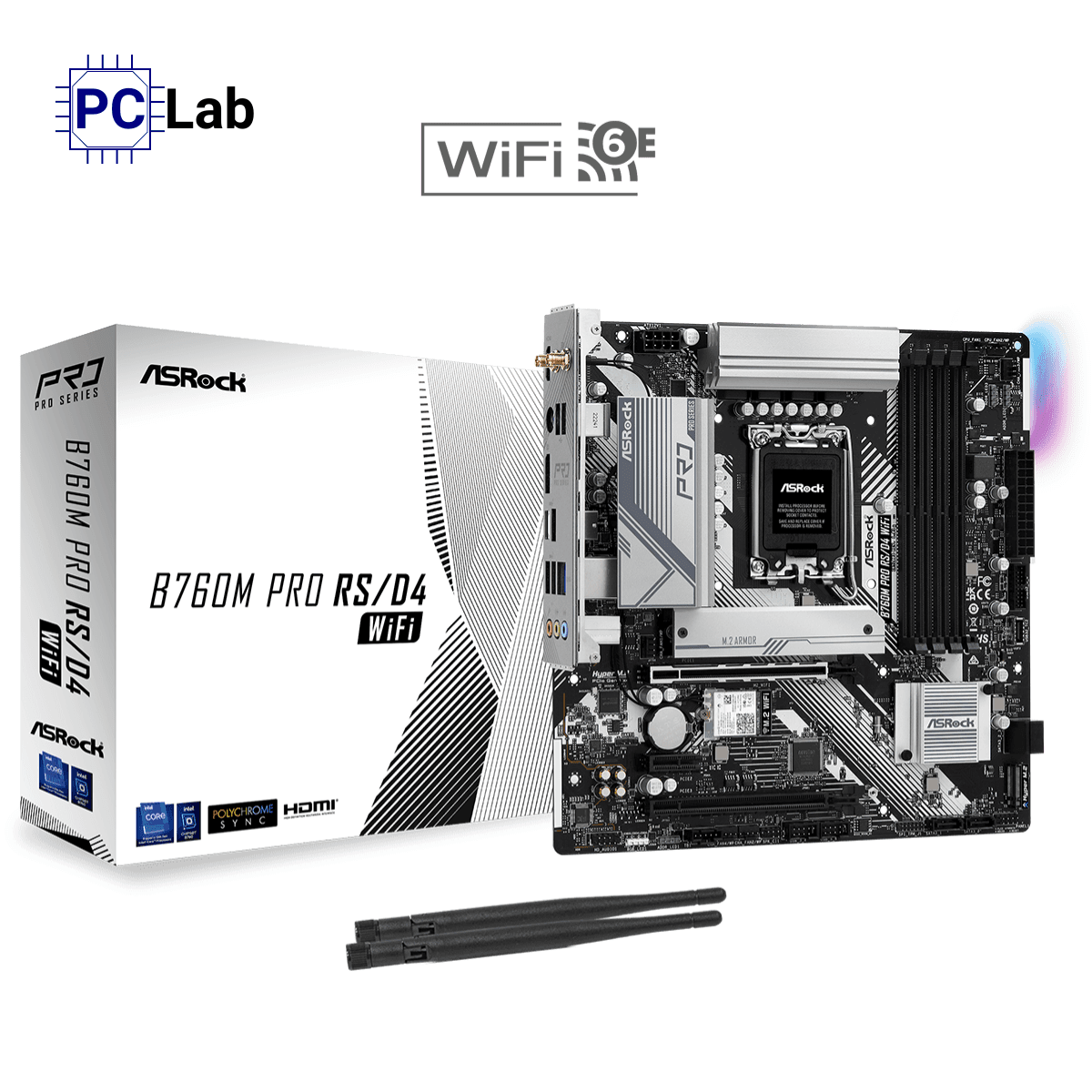 Mainboard ASRock B760M Pro RS/D4 WiFi DDR4