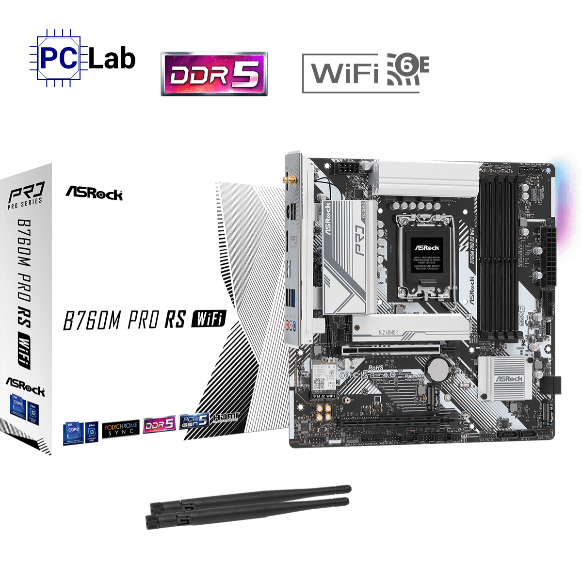 Mainboard ASRock B760M Pro RS WiFi DDR5