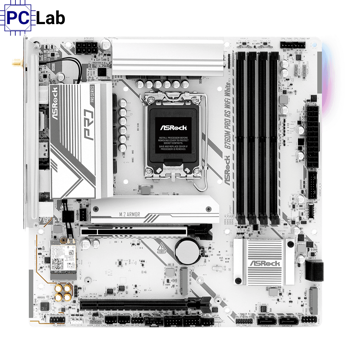 Mainboard ASRock B760M Pro RS WiFi White DDR5