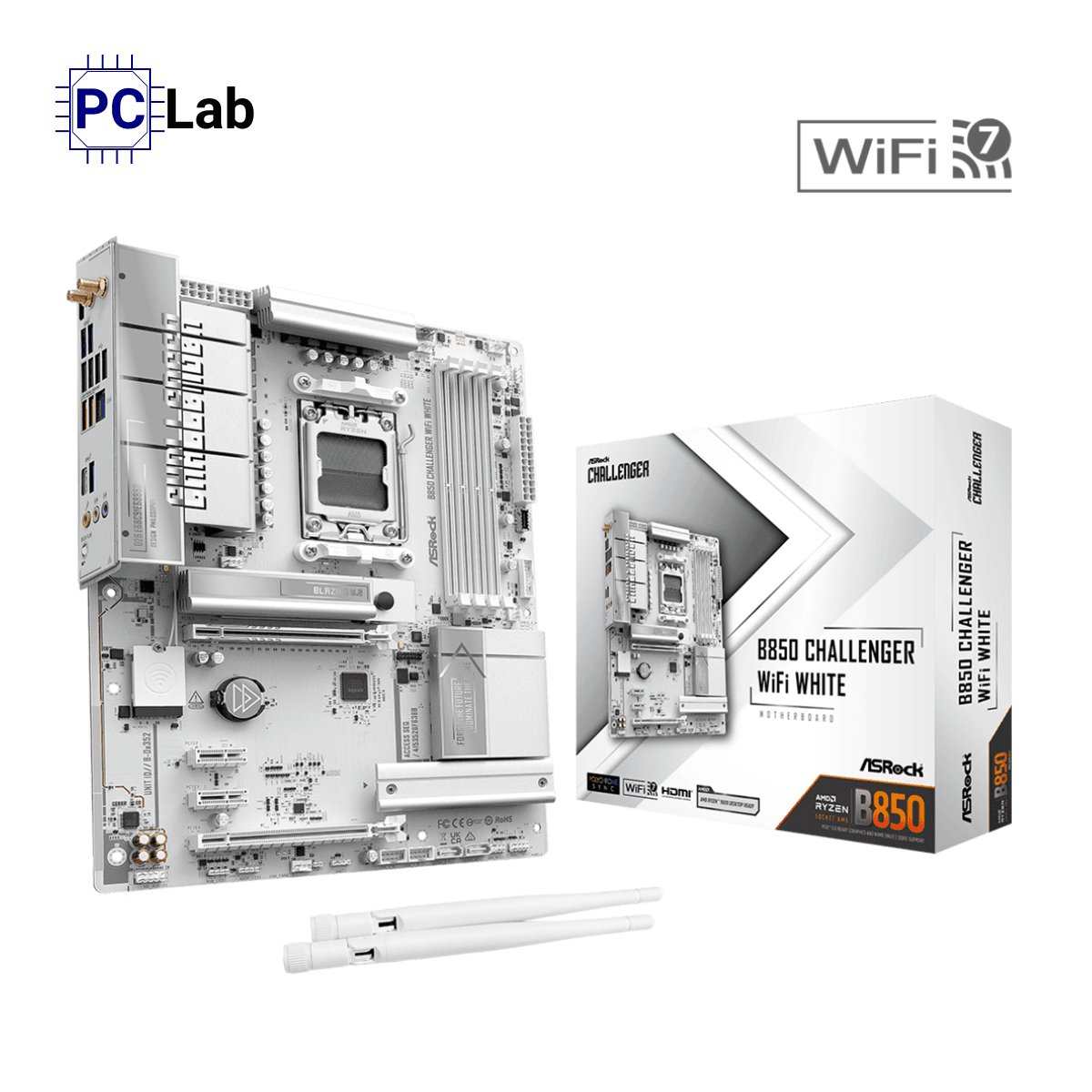 Mainboard ASRock B850 Challenger WiFi White DDR5