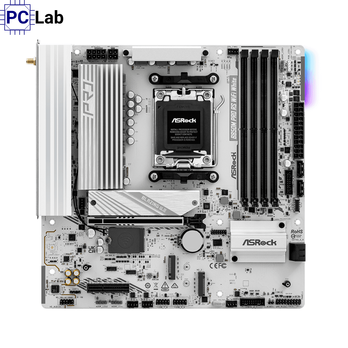 Mainboard ASRock B850M Pro RS WiFi White DDR5