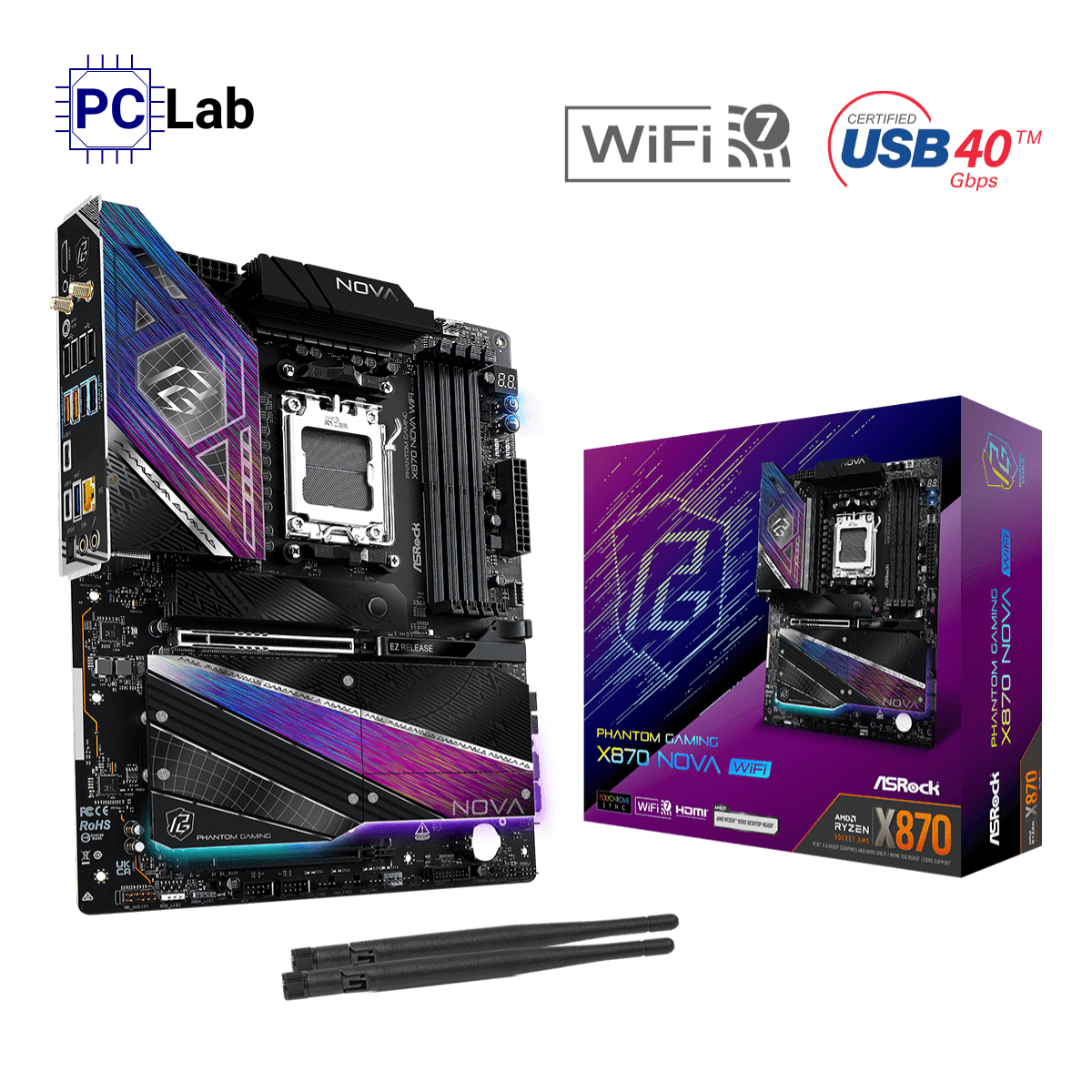 Mainboard ASRock Phantom Gaming X870 Nova WiFi DDR5