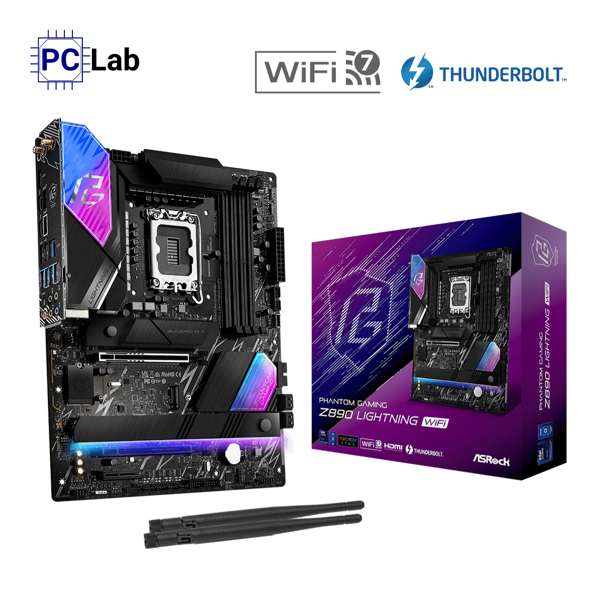 Mainboard ASRock Phantom Gaming Z890 Lightning WiFi DDR5