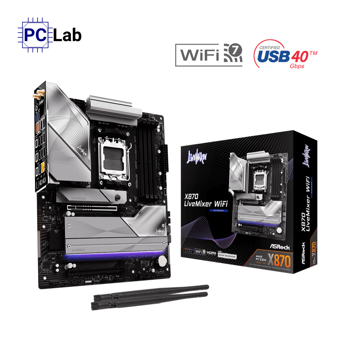 Mainboard ASRock X870 LiveMixer WiFi DDR5