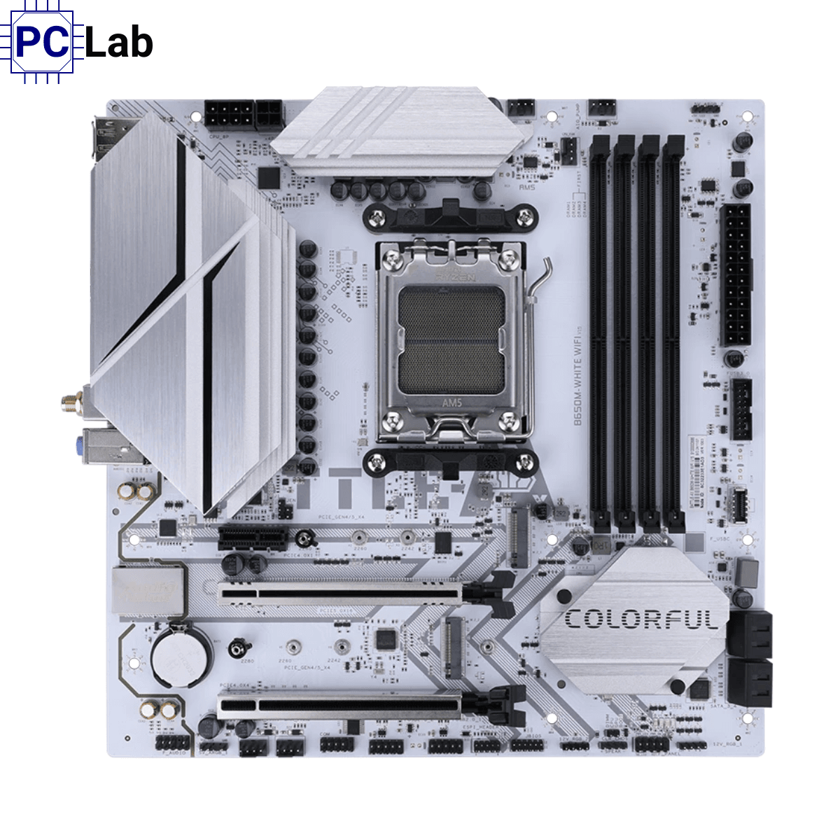 Mainboard Colorful BATTLE-AX B650M-WHITE WIFI V15 DDR5