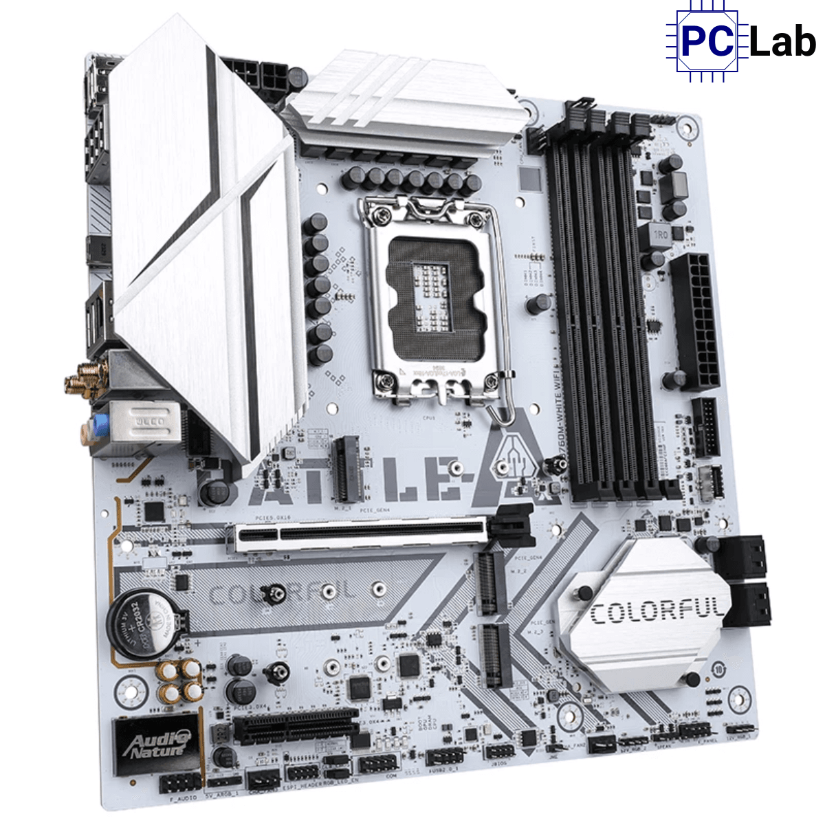 Mainboard Colorful BATTLE-AX B760M-WHITE WIFI V20 DDR4