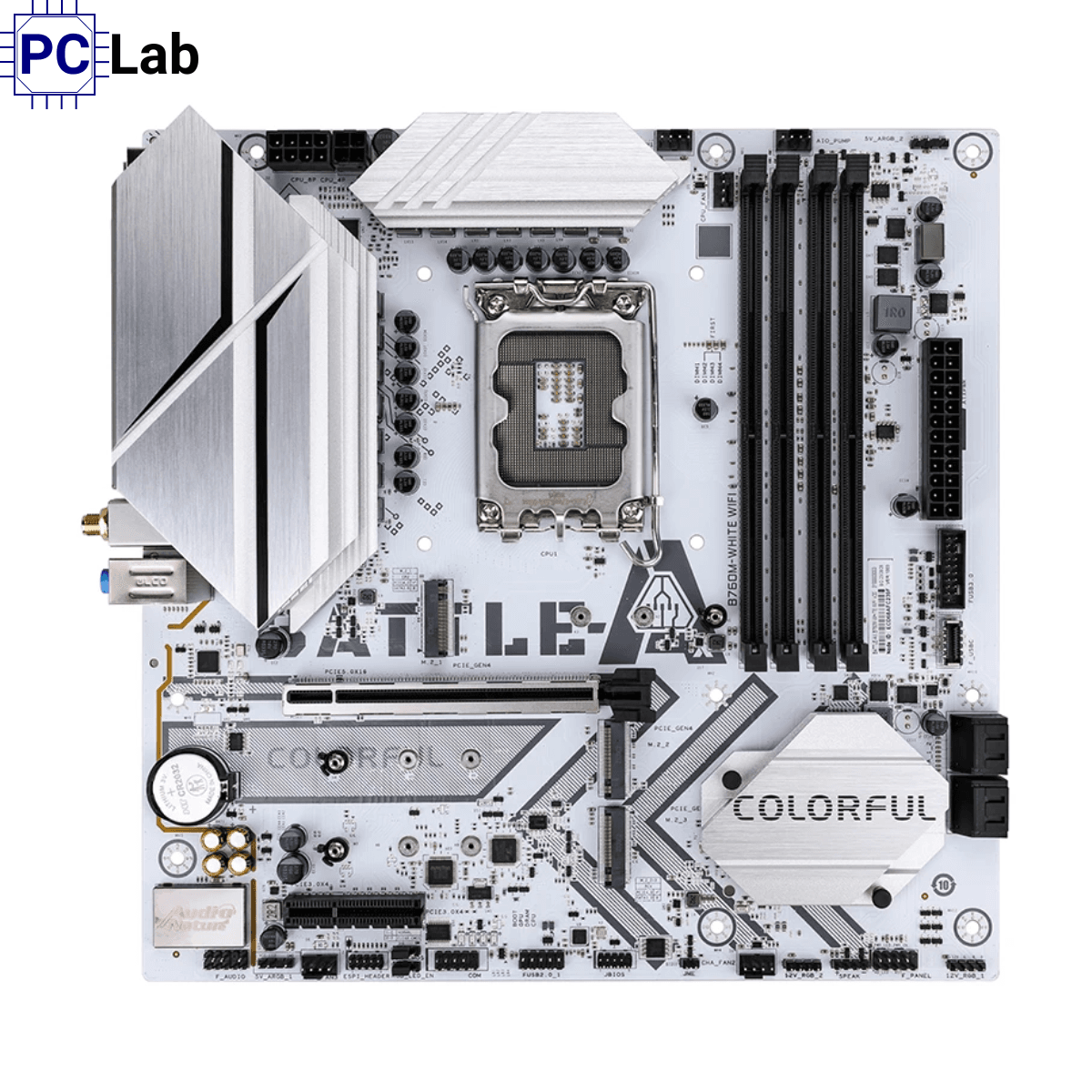 Mainboard Colorful BATTLE-AX B760M-WHITE WIFI V20 DDR4
