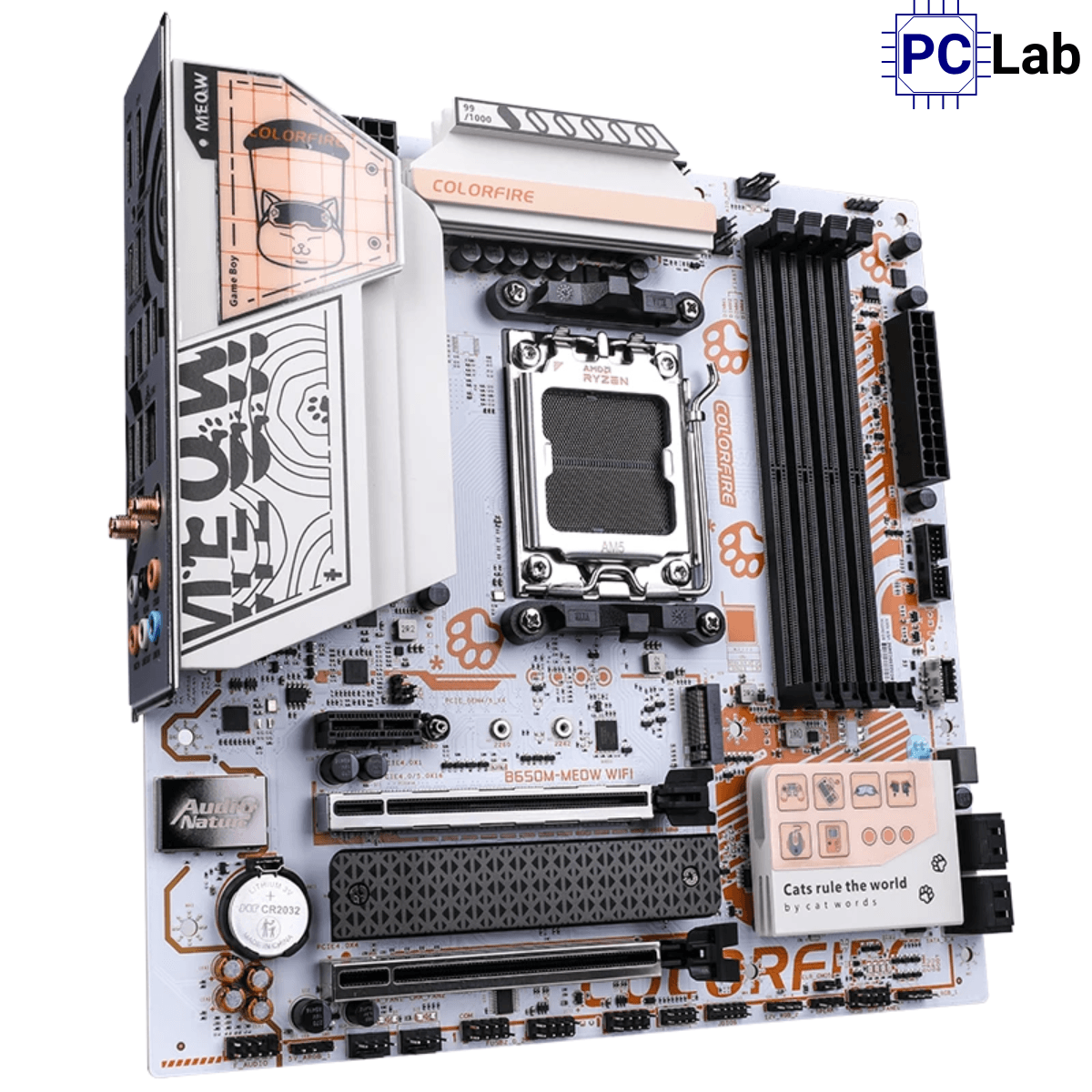 Mainboard Colorful COLORFIRE B650M-MEOW WIFI ORANGE DDR5