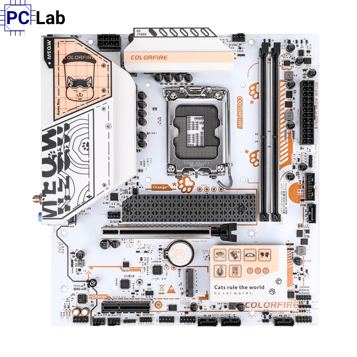 Mainboard Colorful COLORFIRE B650M-MEOW WIFI ORANGE DDR5