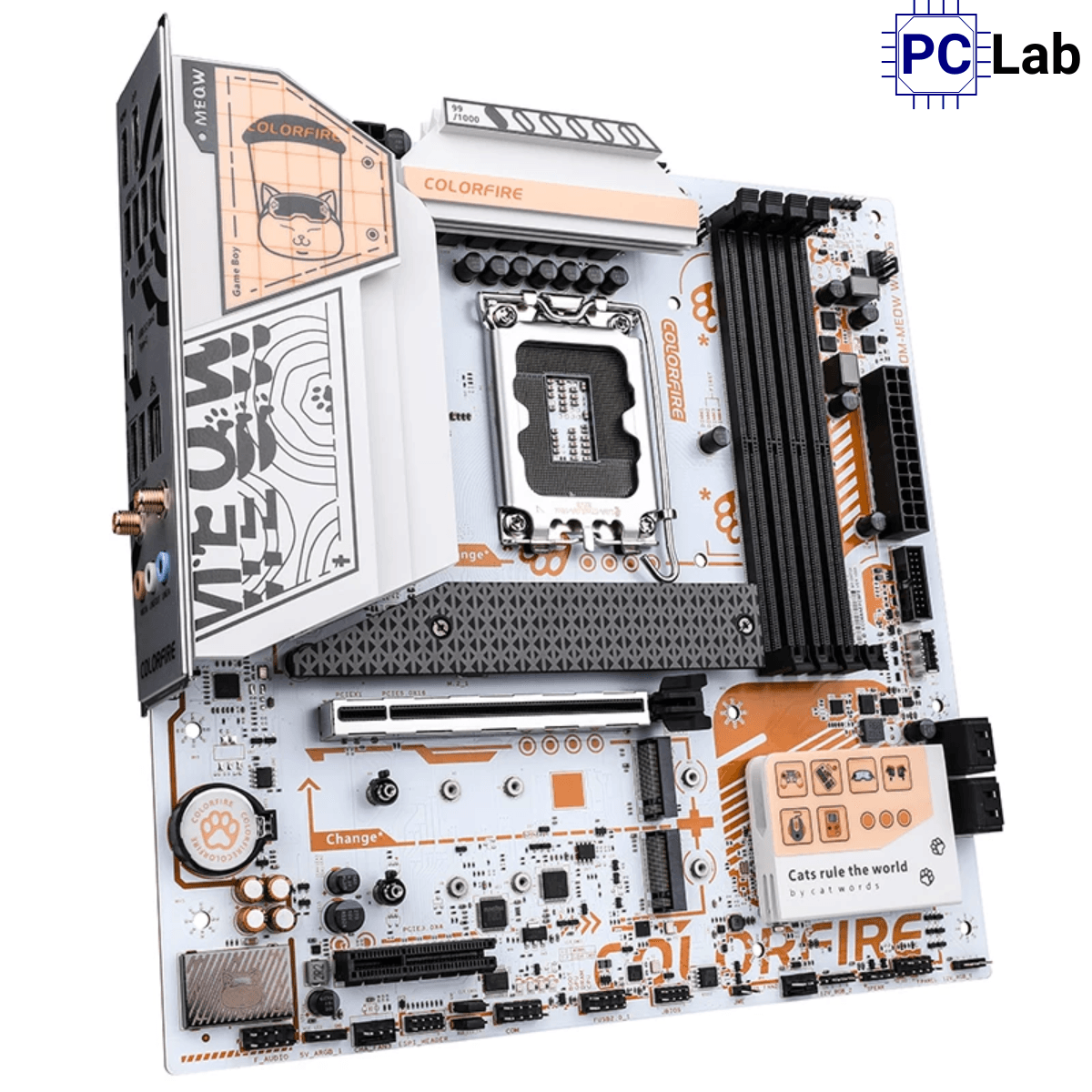 Mainboard Colorful COLORFIRE B760M-MEOW WIFI D5 ORANGE DDR5