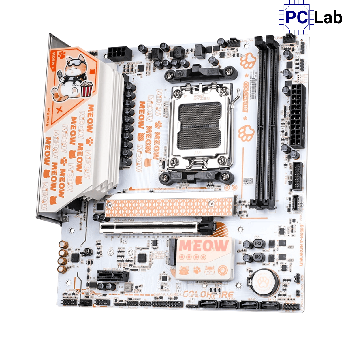 Mainboard Colorful COLORFIRE B850M-A MEOW WIFI ORANGE DDR5