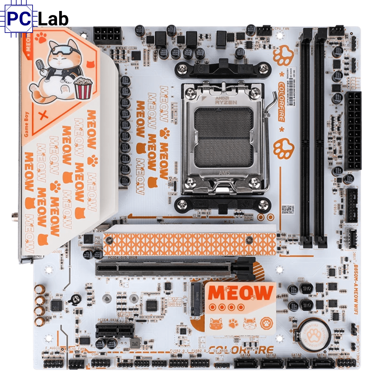 Mainboard Colorful COLORFIRE B850M-A MEOW WIFI ORANGE DDR5