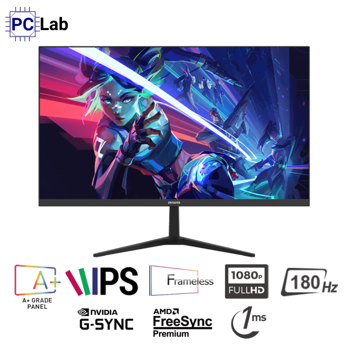 Màn hình AIWA MD2404-V 23.8inch Full HD 180Hz (23.8", Full HD, 180Hz, 1ms, IPS)