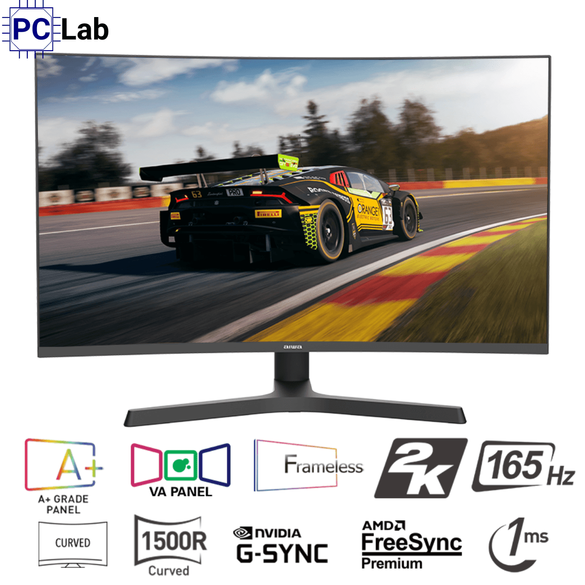 Màn hình AIWA MZ270G-Y 27inch QHD 165Hz (27", QHD, 165Hz, 1ms, VA)