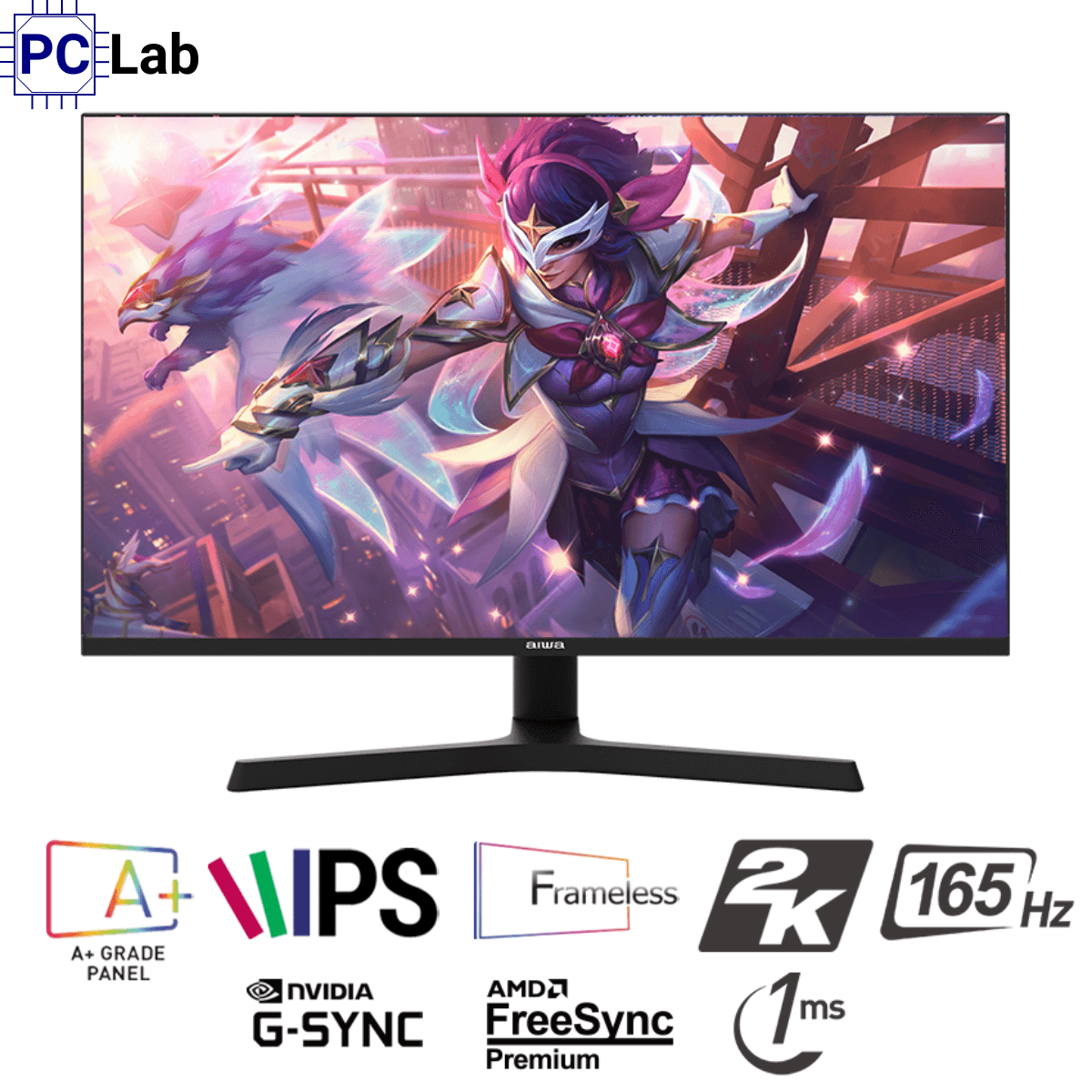 Màn hình AIWA MZ270L-Y 27inch QHD 165Hz (27", QHD, 165Hz, 1ms, IPS)