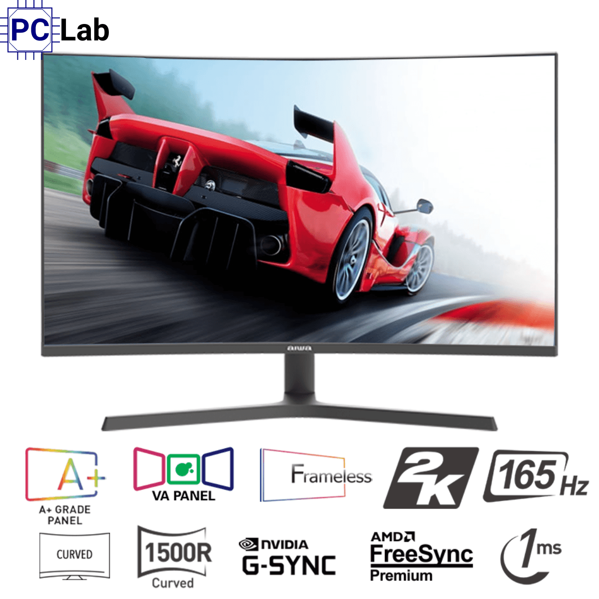 Màn hình AIWA MZ320G-Y 32inch QHD 165Hz (32", QHD, 165Hz, 1ms, VA)