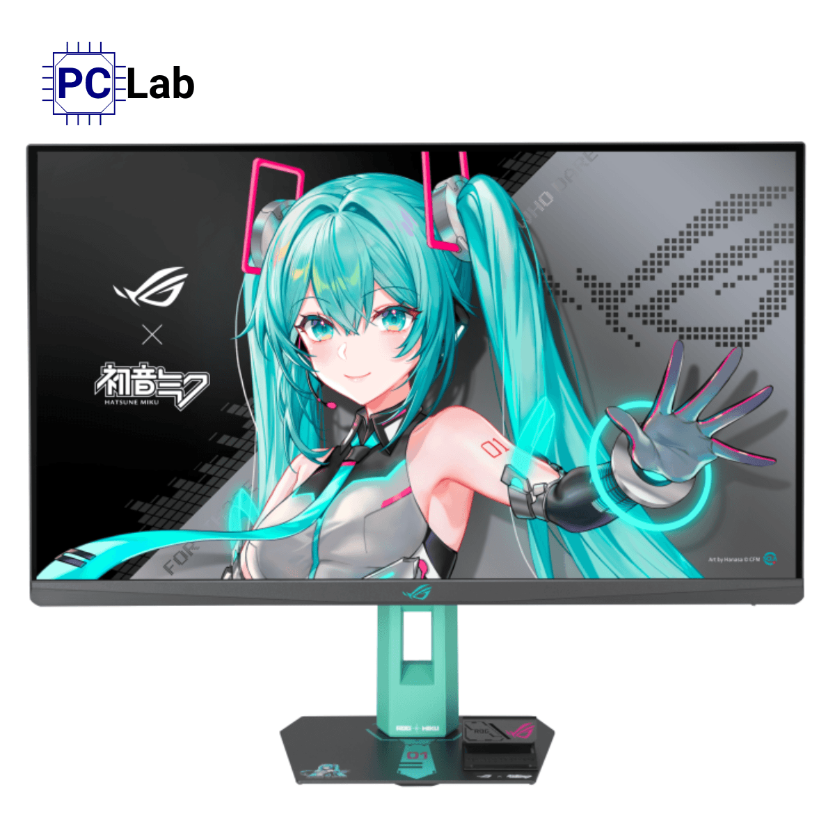 Màn hình ASUS ROG Strix XG27ACMEG-G Hatsune Miku Edition 27inch QHD 260Hz OC (27", QHD, 260Hz, 0.3ms, Fast IPS, ELMB Sync, G-Sync, HDR) - Xanh