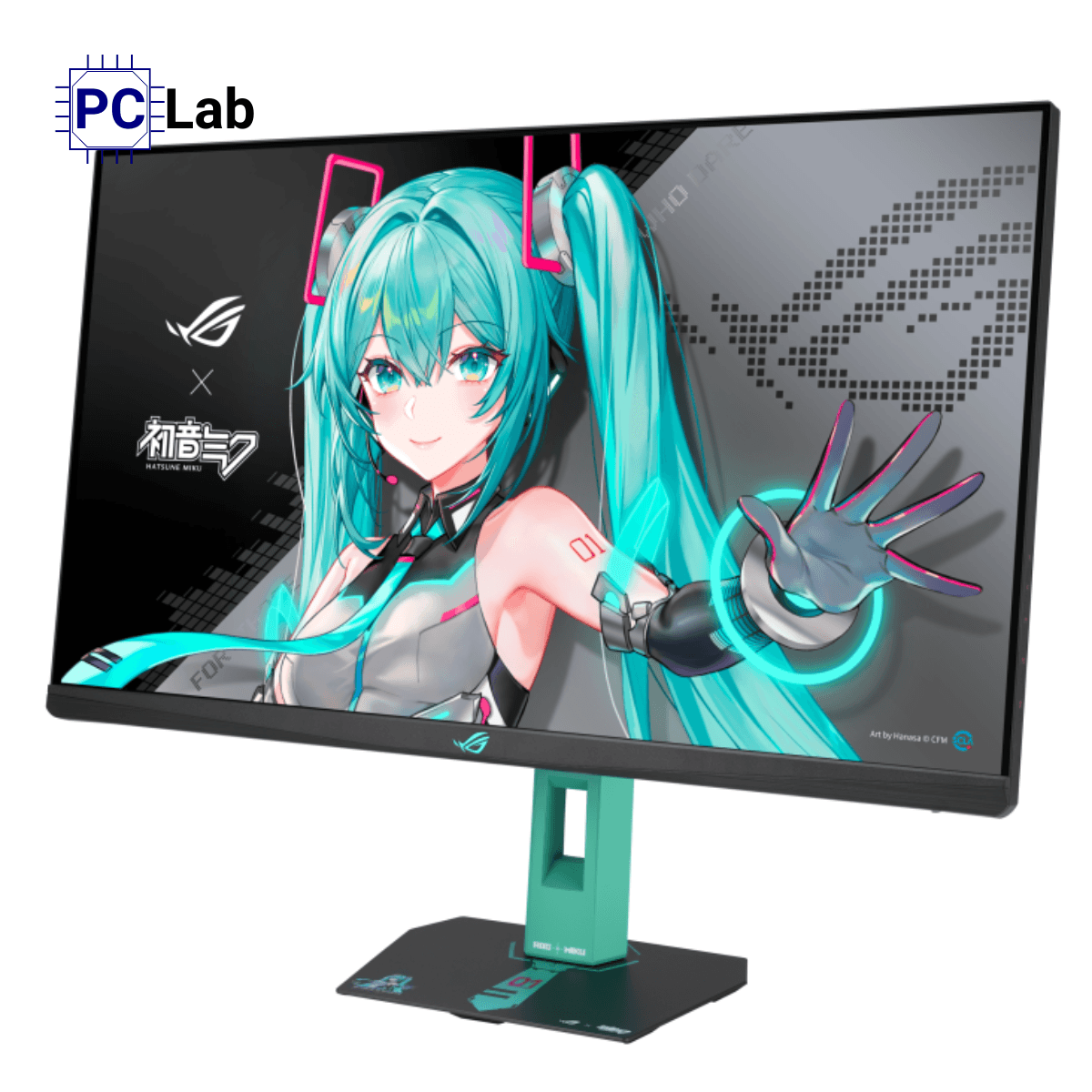Màn hình ASUS ROG Strix XG27ACMEG-G Hatsune Miku Edition 27inch QHD 260Hz OC (27", QHD, 260Hz, 0.3ms, Fast IPS, ELMB Sync, G-Sync, HDR) - Xanh