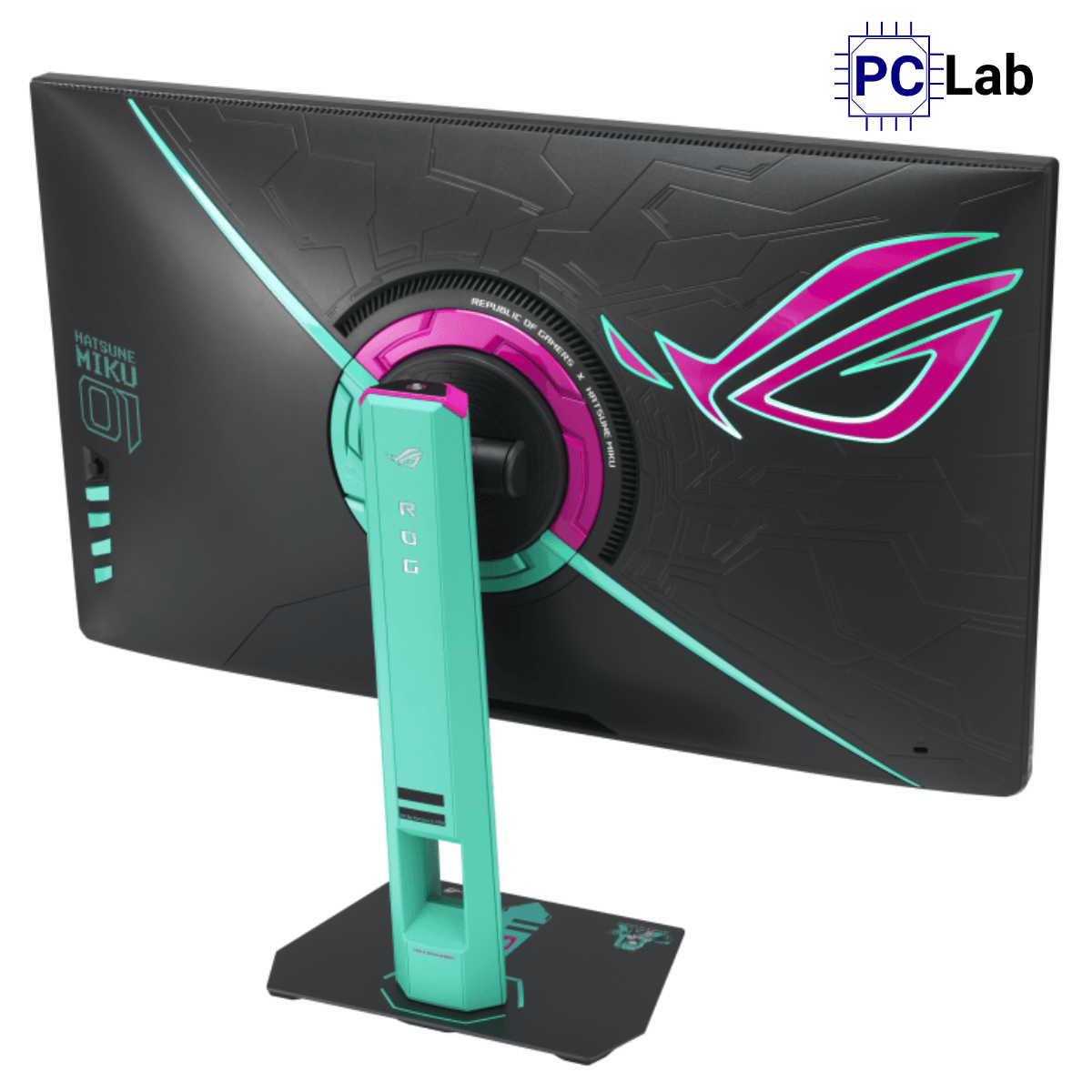 Màn hình ASUS ROG Strix XG27ACMEG-G Hatsune Miku Edition 27inch QHD 260Hz OC (27", QHD, 260Hz, 0.3ms, Fast IPS, ELMB Sync, G-Sync, HDR) - Xanh
