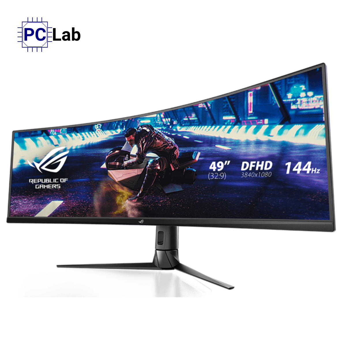 Màn hình cong ASUS ROG Strix XG49VQ 49inch DFHD 144Hz (49", DFHD, 144Hz, 4ms GTG, VA, 1800R, FreeSync 2, HDR400) - Đen