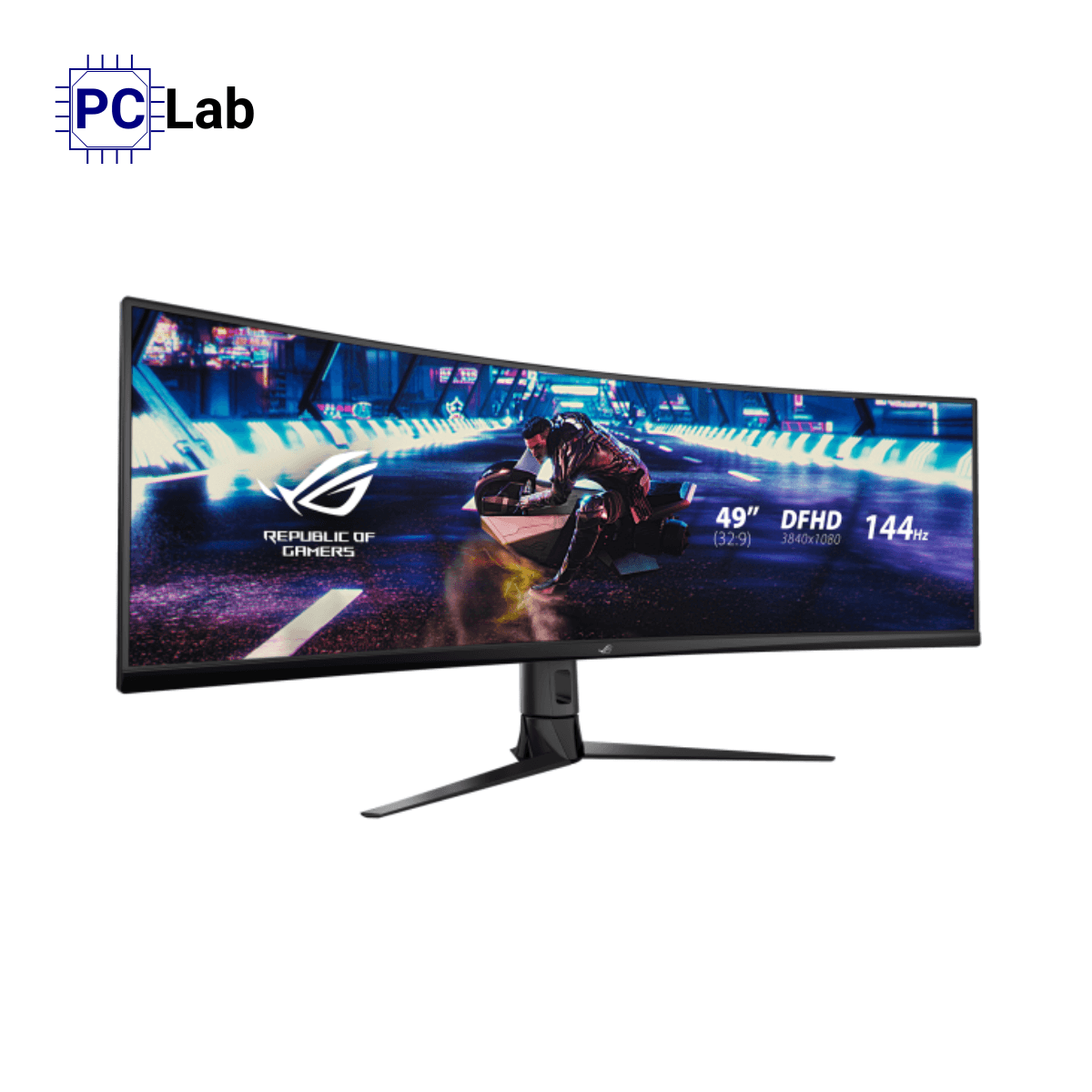 Màn hình cong ASUS ROG Strix XG49VQ 49inch DFHD 144Hz (49", DFHD, 144Hz, 4ms GTG, VA, 1800R, FreeSync 2, HDR400) - Đen