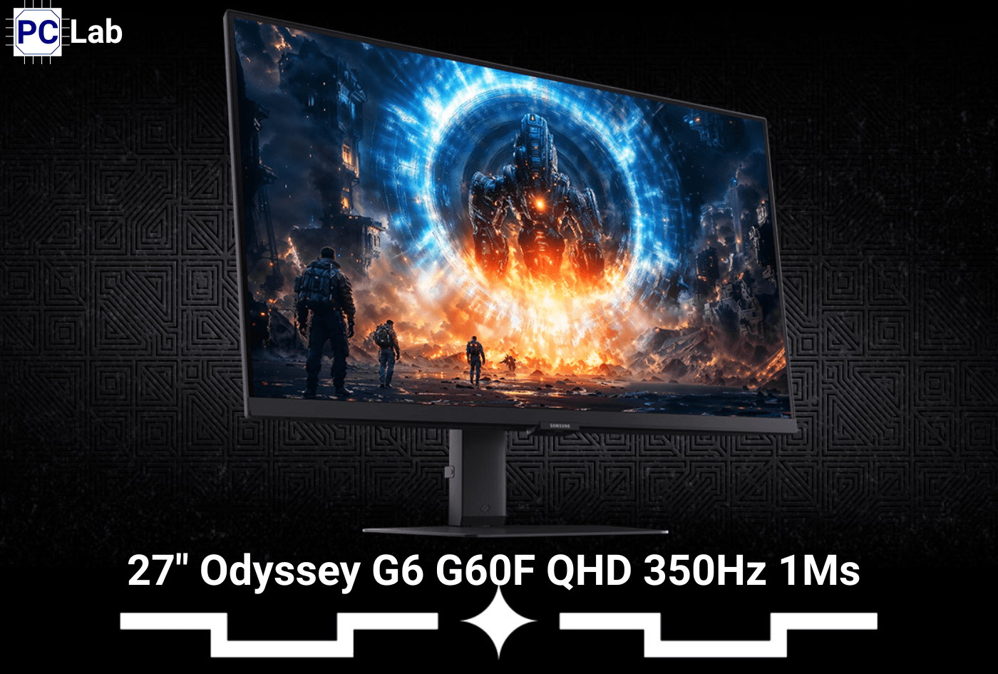 Màn hình Samsung Odyssey G6 G60F mang đến tốc độ làm mới 350 Hz trên tấm nền IPS 1440p