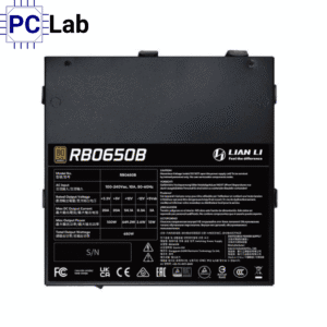 Nguồn PC máy tính Lian Li RB 650B 650W 80 PLUS Bronze (Non-Modular) - Đen
