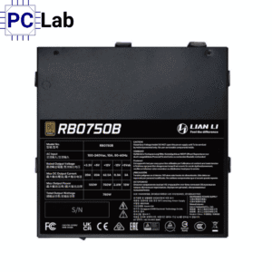 Nguồn PC máy tính Lian Li RB 750B 750W 80 PLUS Bronze (Non-Modular) - Đen