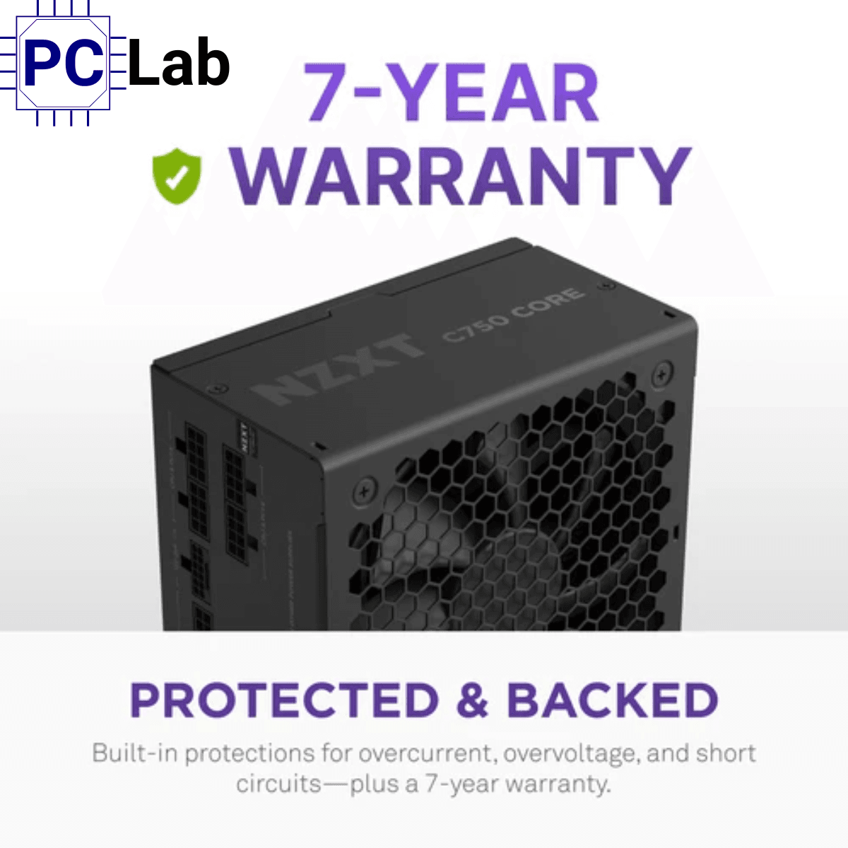 Nguồn PC máy tính NZXT C750 Gold Core 750W 80 Plus Gold (Full Modular)