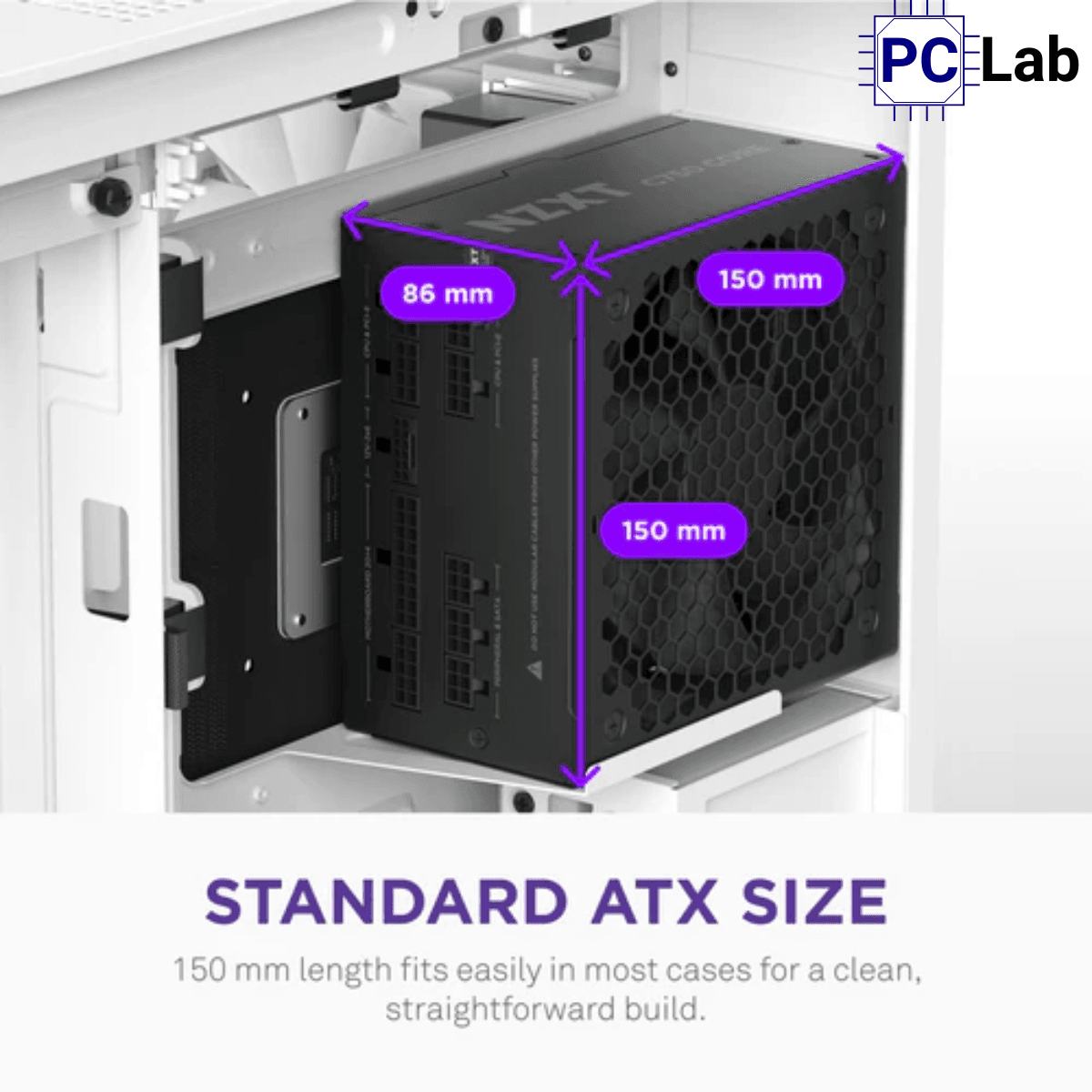 Nguồn PC máy tính NZXT C750 Gold Core 750W 80 Plus Gold (Full Modular)