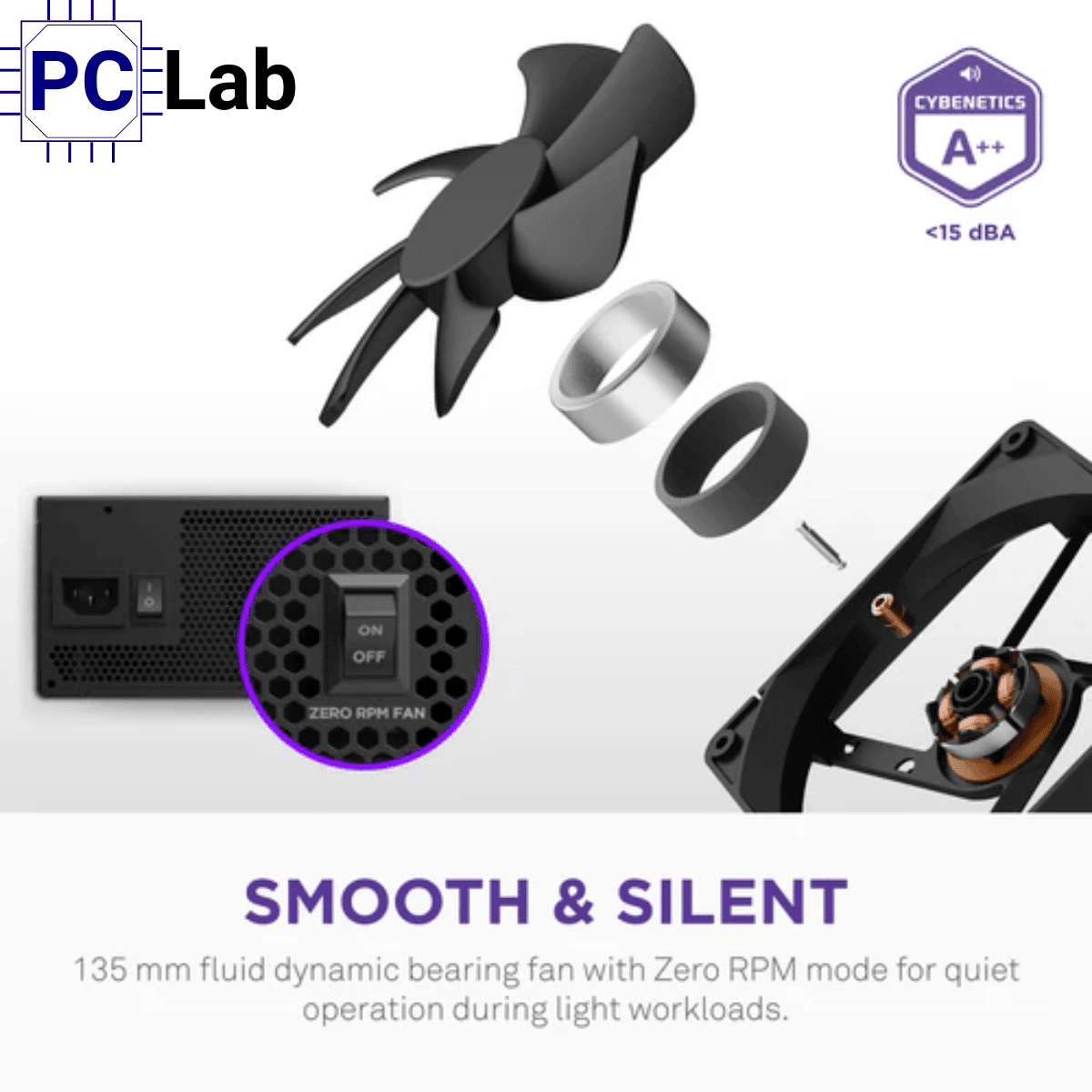 Nguồn PC máy tính NZXT C750 Gold Core 750W 80 Plus Gold (Full Modular)