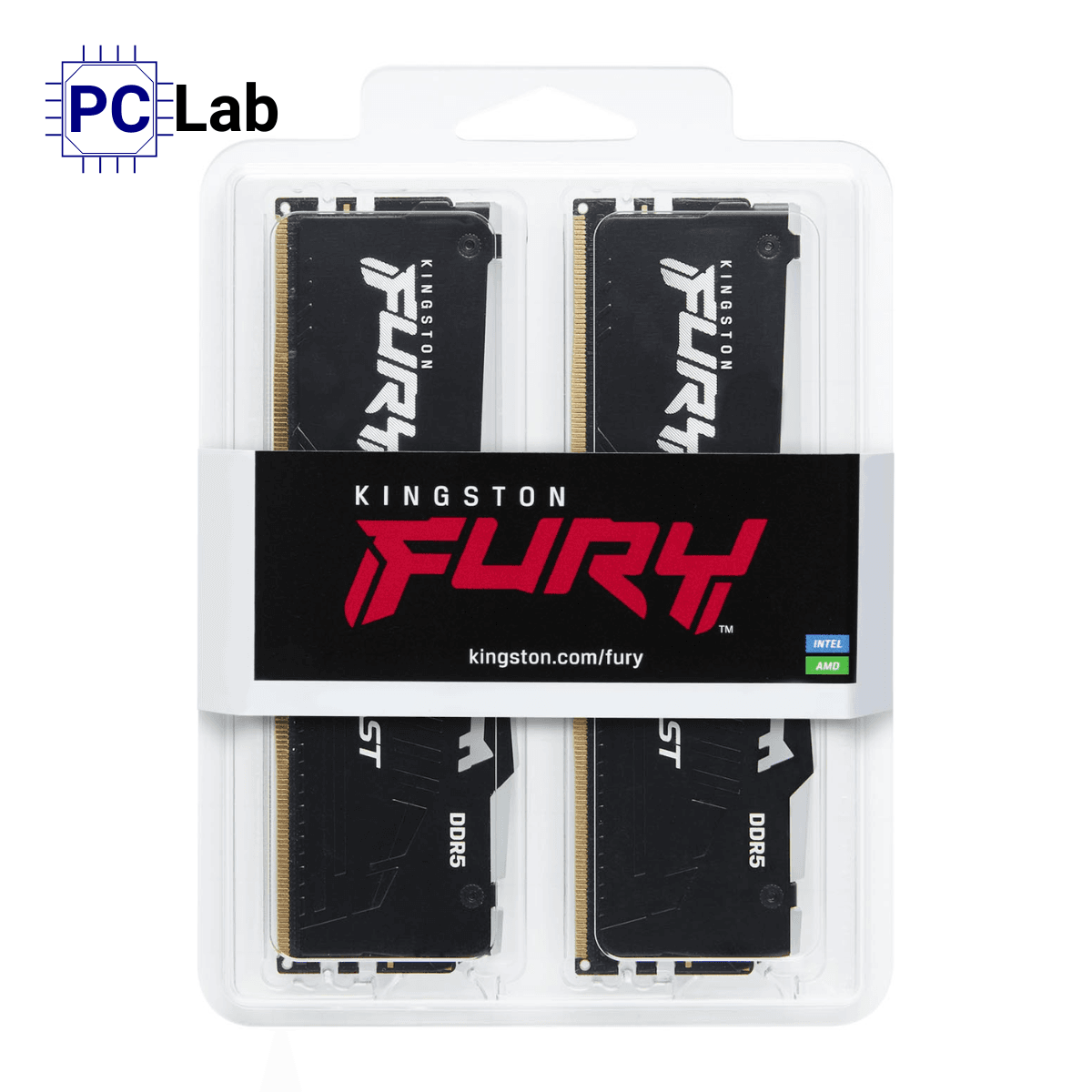 RAM PC máy tính Kingston FURY Beast RGB 32GB (2x16GB) DDR5 5200MHz Black