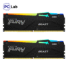 RAM PC máy tính Kingston FURY Beast RGB 32GB (2x16GB) DDR5 5600MHz Black