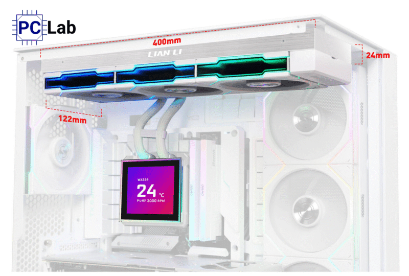 Lian Li ra mắt HydroShift II LCD-S: Tản nhiệt nước AIO với màn LCD vuông có thể tháo nóng