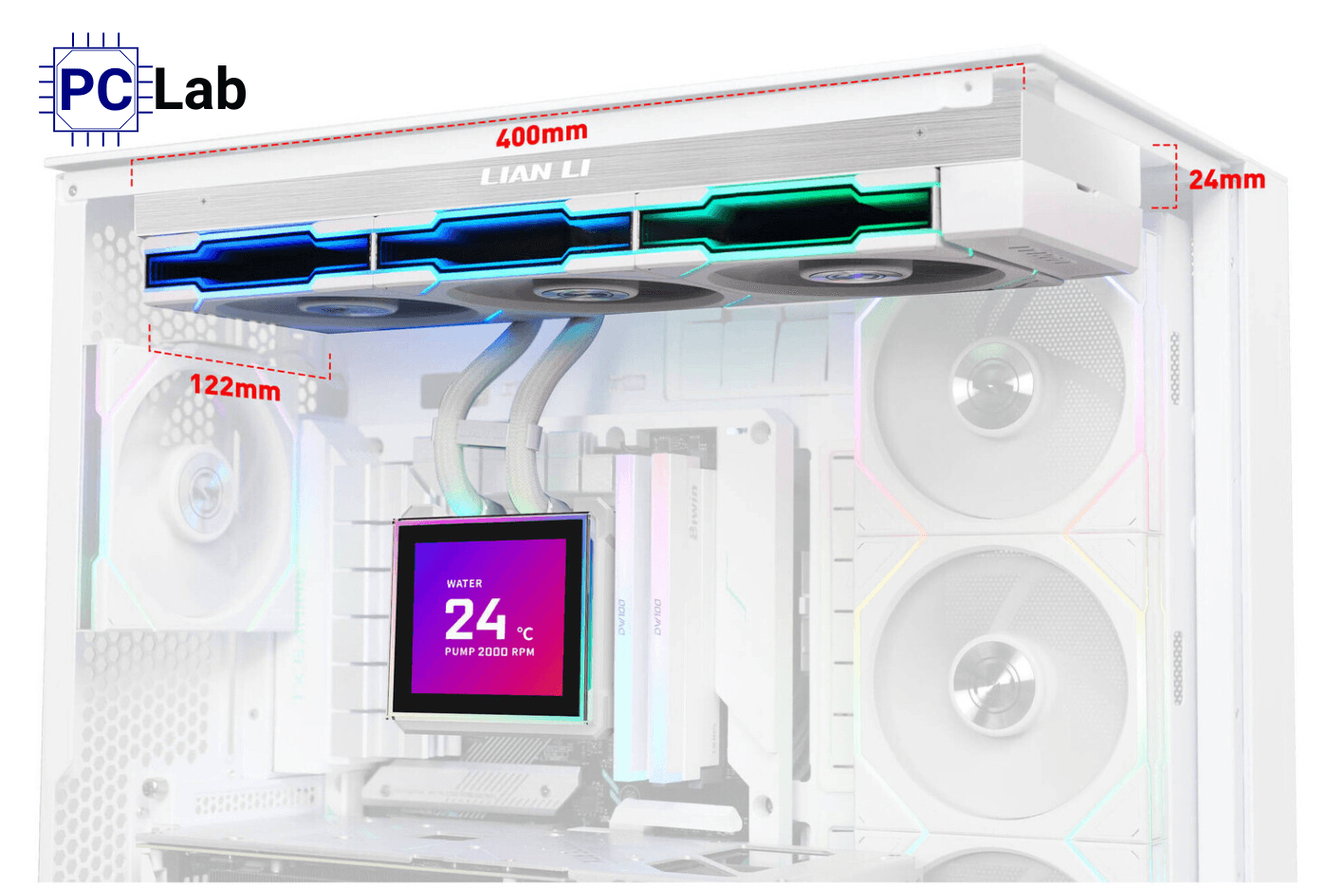 Lian Li ra mắt HydroShift II LCD-S: Tản nhiệt nước AIO với màn LCD vuông có thể tháo nóng