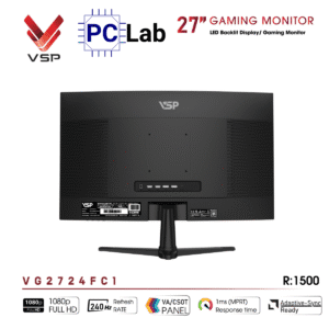 Màn hình cong VSP eSport Gaming VG2724FC1 27inch Full HD 240Hz (27'', Full HD, 240Hz, 1ms, VA, FreeSync)