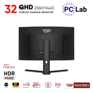 Màn hình cong VSP eSport Gaming VG3218QC1 32inch QHD 180Hz (32'', QHD, 180Hz, 1ms, VA ELED, Adaptive-Sync)